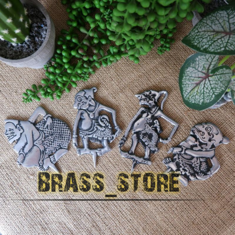 MINIATUR PATUNG ORNAMEN DEKORASI HIASAN AKSESORIS TOKOH WAYANG PUNOKAWAN SEMAR GARENG PETRUK BAGONG