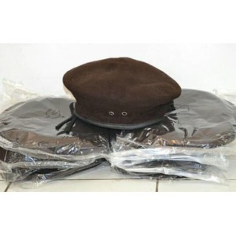 Topi Baret Laken Pramuka Topi Baret Pramuka Premium Tebalnya