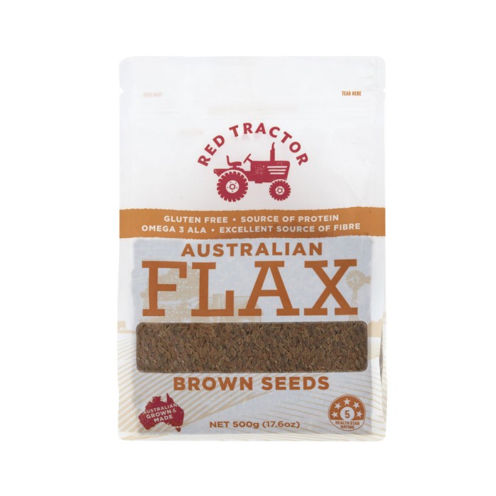 

Red Tractor Flax Brown Seeds 500G