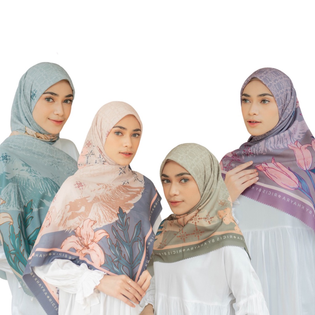 Ricis by Khayra - Signature BROMO Scarf | Hijab anti air