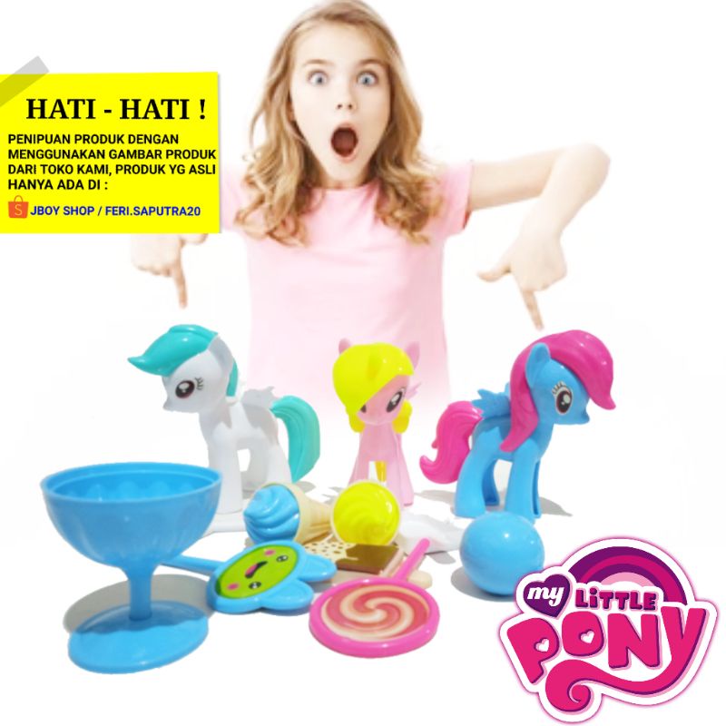 MAINAN KUDA PONI / KUDA PONI / MINIATUR KUDA PONI / FIGURE KUDA PONI / MAINAN ANAK MURAH