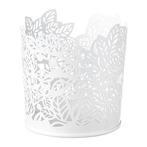 SAMVERKA Tealight holder, white