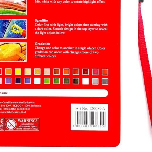 

❊ Faber Castell Hexagonal Oil Pastel Crayon 24 Colours Warna ۩