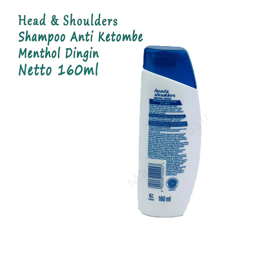 Shampo anti ketombe * Head &amp; Shoulders * Aroma Cool Menthol * 160ml