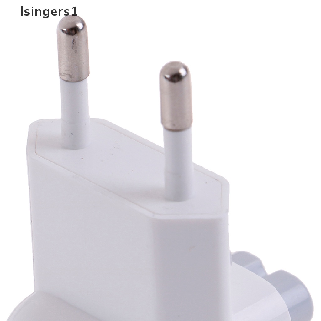 (lsingers1) Adapter Konverter Charger Power Supply US Ke EU Plug Untuk Mac Book