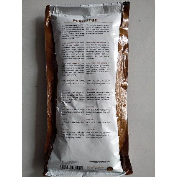 GOLD COIN FEED - BIRD SEED PERKUTUT 450 Gram