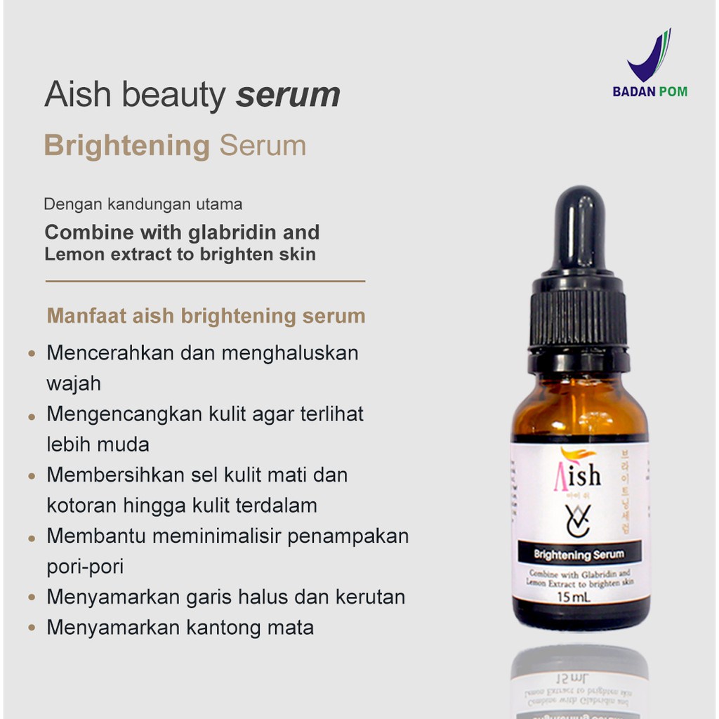 AISH Brightening | Acne | Darkspot Serum KOREA BPOM