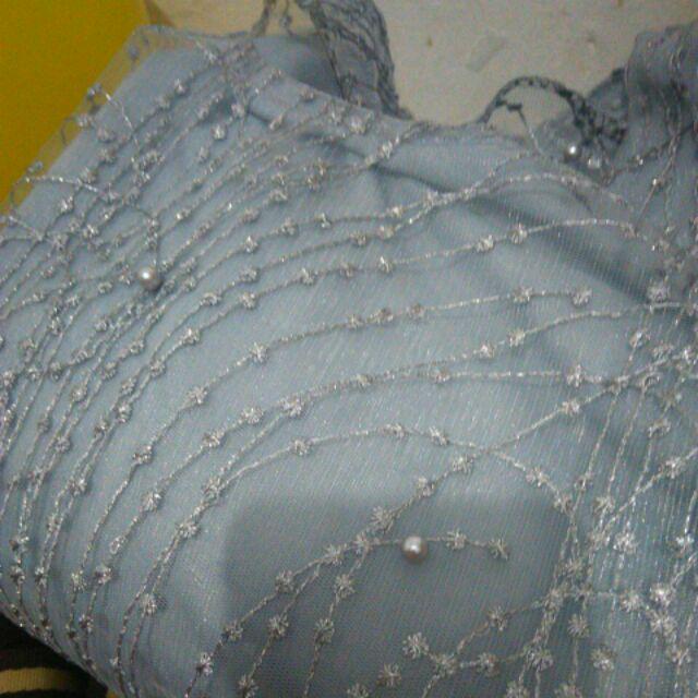 Couple Batik Shofia Brokat Tile Mutiara Original