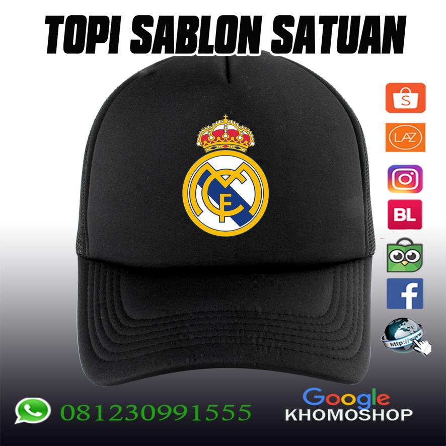 topi jaring logo  madrid