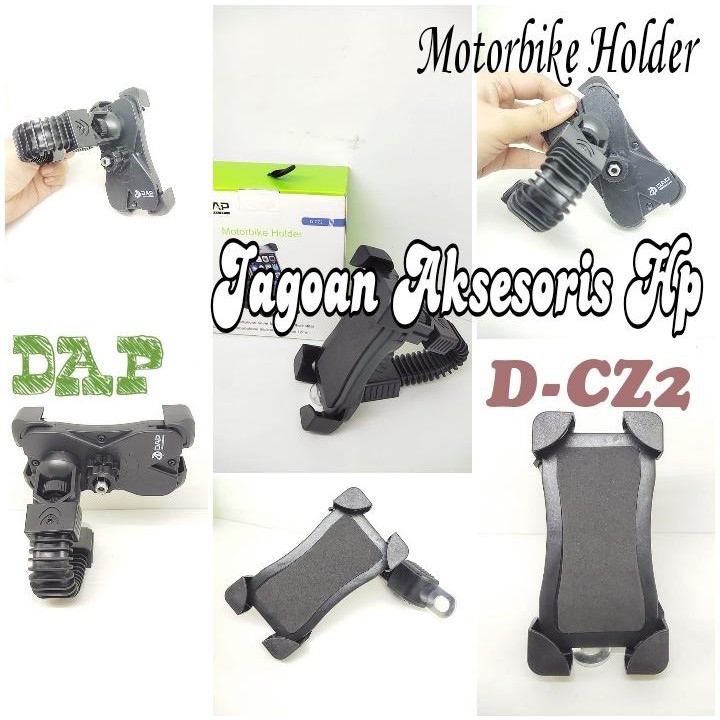 DAP DCZ2 Motorbike Holder HP Motor Gantungan Handphone Dudukan HP Setang Motor