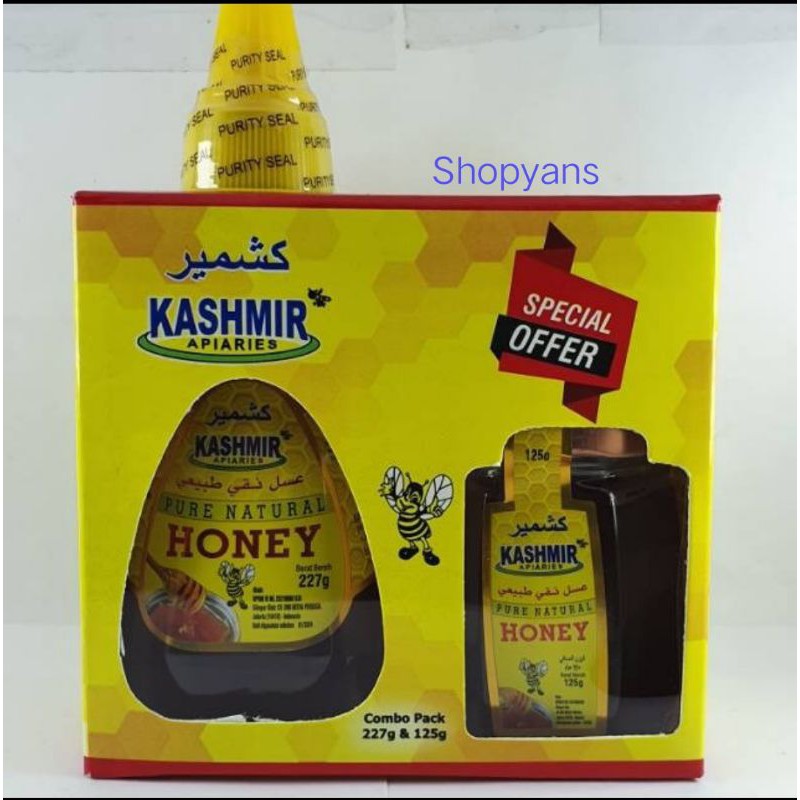 

Madu khasmir 227gram gratis 125 gram madu kasmir murah