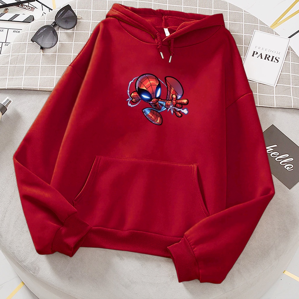Sweater hoodie anak laki laki SPIDER baju anak cewek cowok superhero