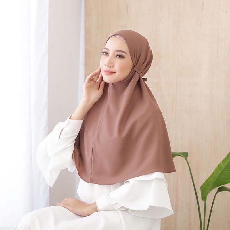 HIJAB BERGO MARYAM JILBAB TALI INSTAN KERUDUNG INSTAN NON PET SYARI JILBAB MURAH KEKINIAN