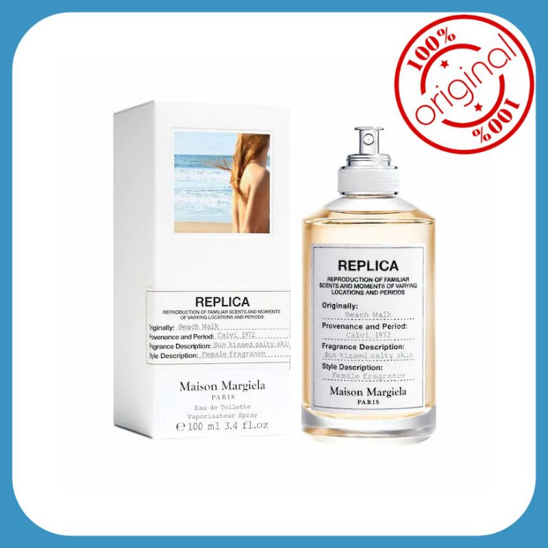 PARFUM REPLICA BEACH WALK_EDT_100 ML ORIGINAL SEGEL
