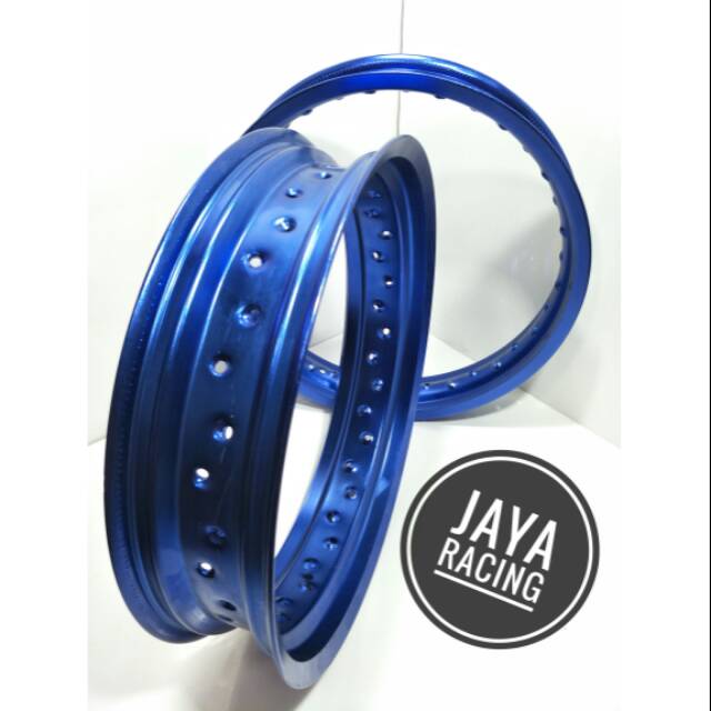 Velg model TK ring 17 Lebar 350 250 Biru Blue Hole 36 Sepasang Depan belakang