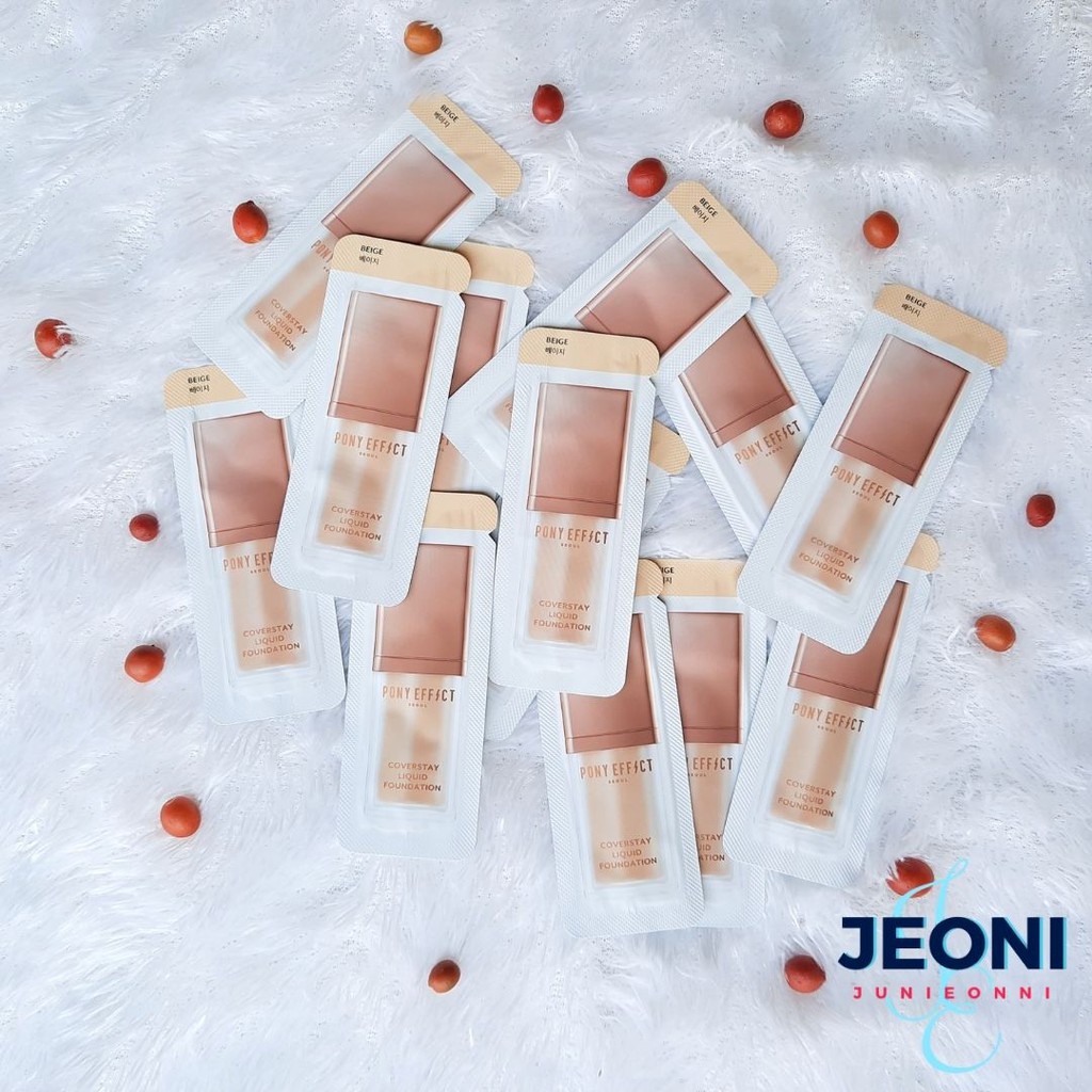 PONY EFFECT Coverstay Liquid Foundation | [Samples] Pony Effect Coverstay Foundation
