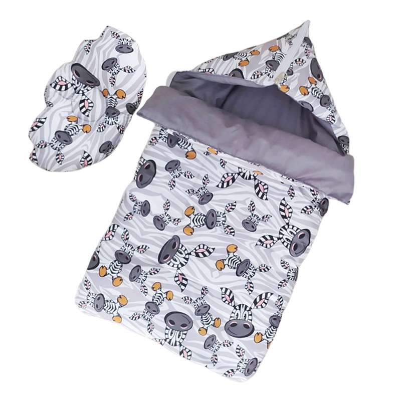 Baby Sleeping Bag + Bantal Peyang Tempat Tidur Bayi Selimut Bayi Motif