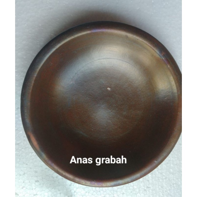 Cobek Tanah Liat 20cm/Piring Cobek Tanah Liat