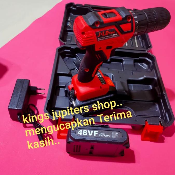 JLD TENAGA KUAT BOR BATRE 13MM 48VOLT BRUSHLESS CORDLESS 48VOLT JLD
