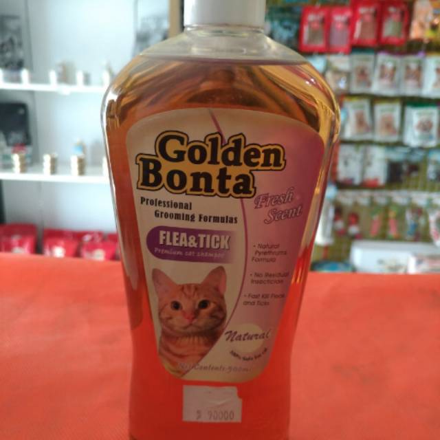 Shampo cat flea n tik 500 ml golden bonta