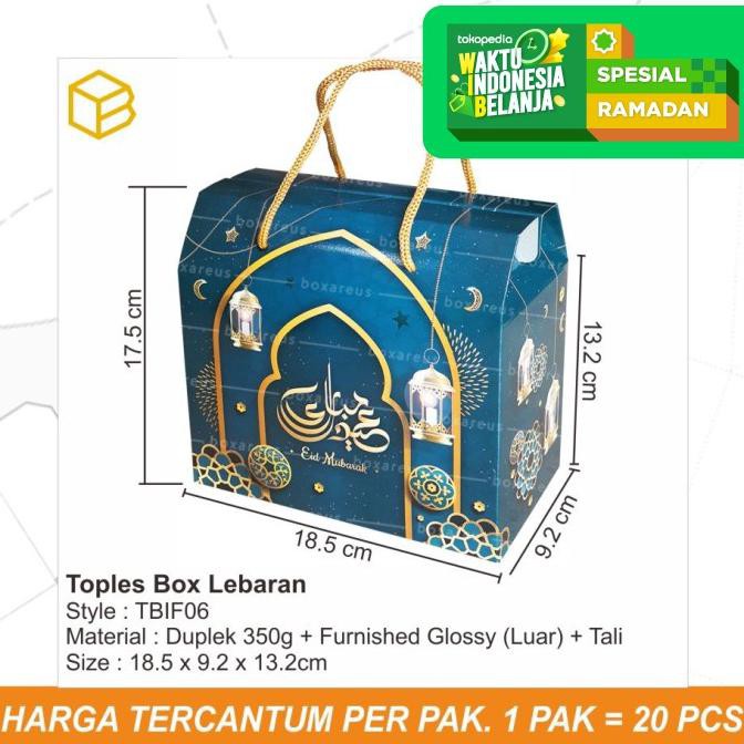 

Box Toples Kue Kering Packaging Idul Fitri Lebaran Hampers | TBIF 06