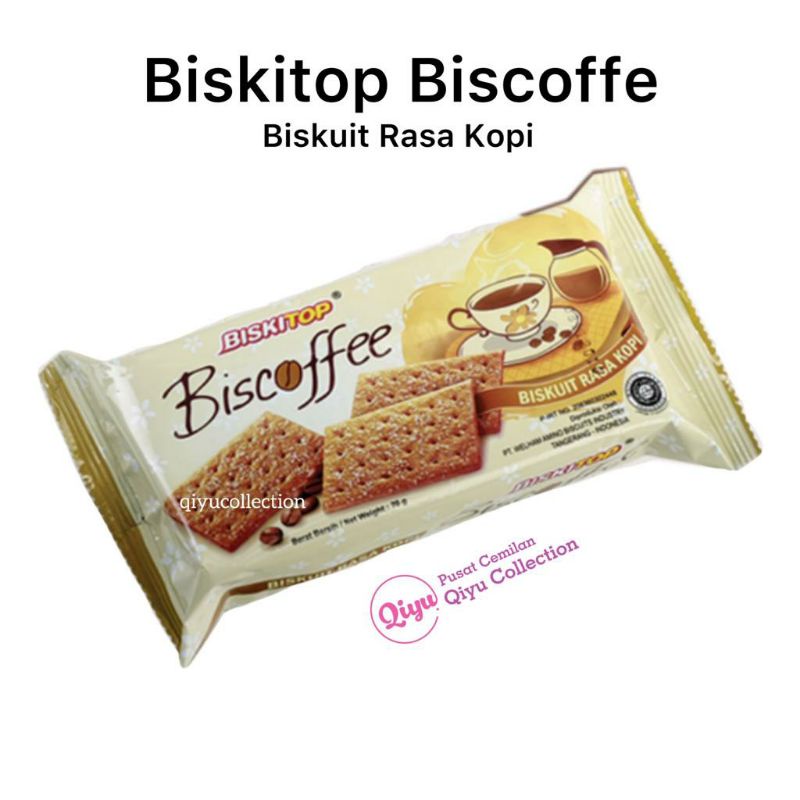 Biskuit Biskitop Biscoffee - Biskuit rasa Kopi - Kue Kopi Murah