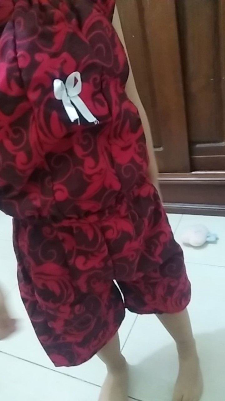 Jumsuit Pendek Bayi Batik, Baju Bayi Lucu Grosir Baju Batik Anak Murah