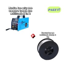 SET SH203 1KG KAWAT LAS & Mesin Las CO2 MIG 200 Ampere TANPA GAS 3in1