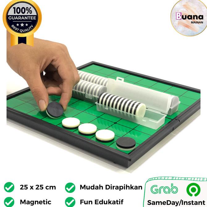 MAINAN PAPAN MAGNET CATUR JEPANG OTHELLO REVERSI