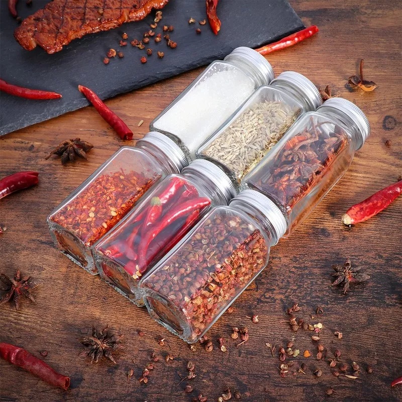 Tempat Bumbu Garam Merica lada cabe rempah botol kaca/1052 SPICES JAR