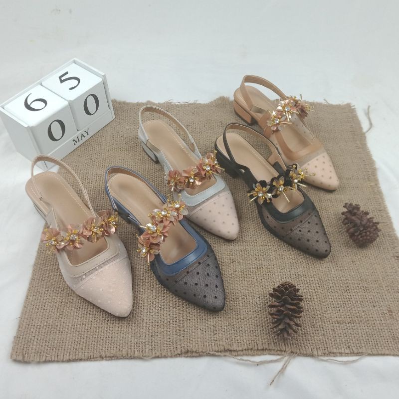 Jacelyn Daria Heels Tahu Wanita 5 Cm Rs - 07 Arumi Sepatu Wanita Hak 3Cm Ap01Real Pic