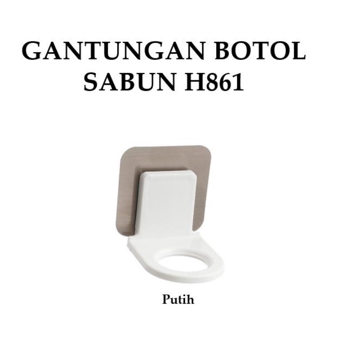 Gantungan Botol Sabun Tempel Dinding Hook Gantung Botol Sabun Holder Hook Shampoo