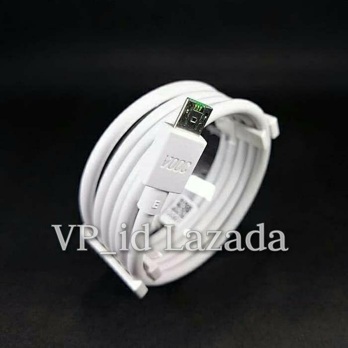 Kabel Data Cable Micro USB  VOOC OPPO F1+ F1 Plus F3+ F3 Plus - F9 F11 Pro - Find 7 - Find 5 Fast Charging 4A Original 100% - Cabel Cas Charger Casan OPPO R5 R9 R11 R17 VOOC Flash Charge 4 Ampere ORI