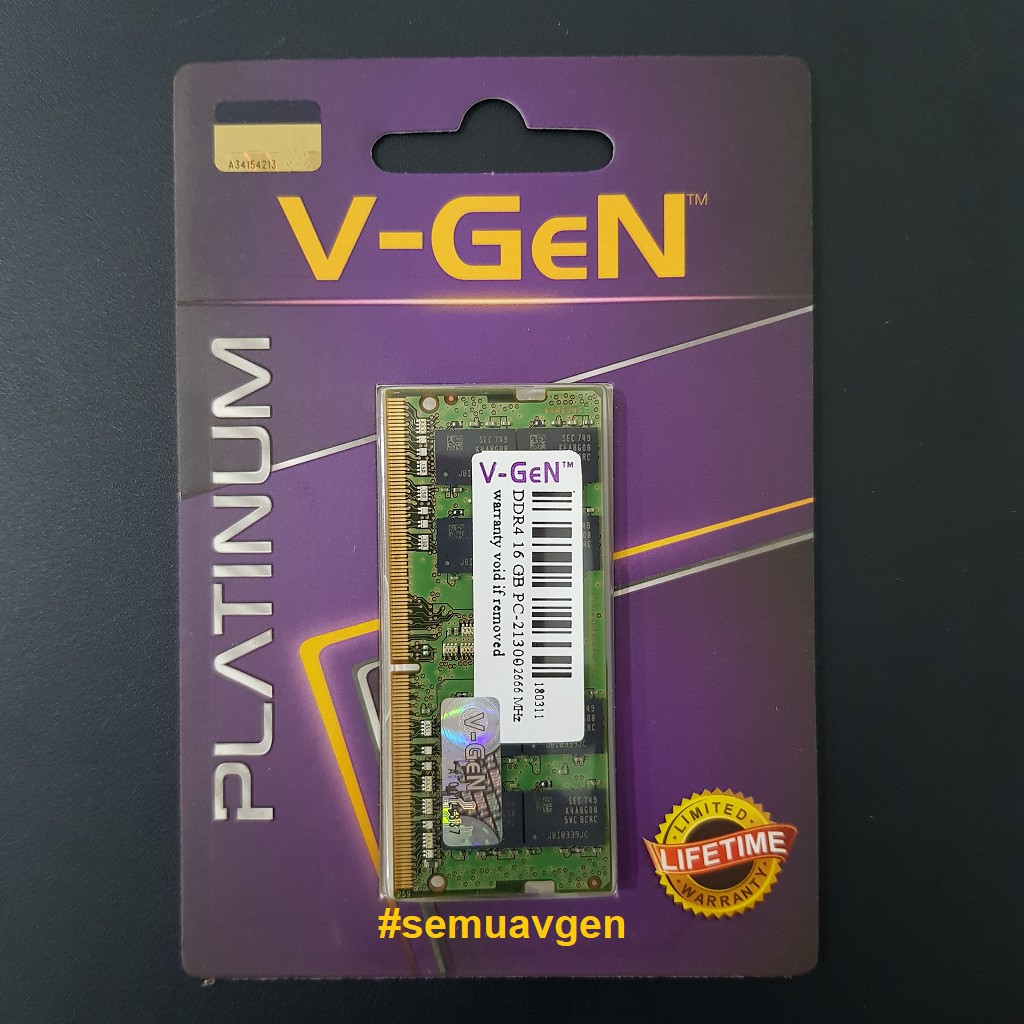 SODIMM DDR4 16GB PC-21300 / 2666 Mhz RAM Laptop / Notebook