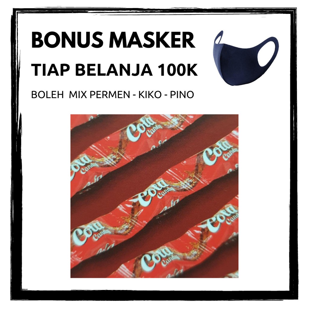 

Permen Cola Candy Mix Renceng Karton Isi 20 Pack @30 Pcs