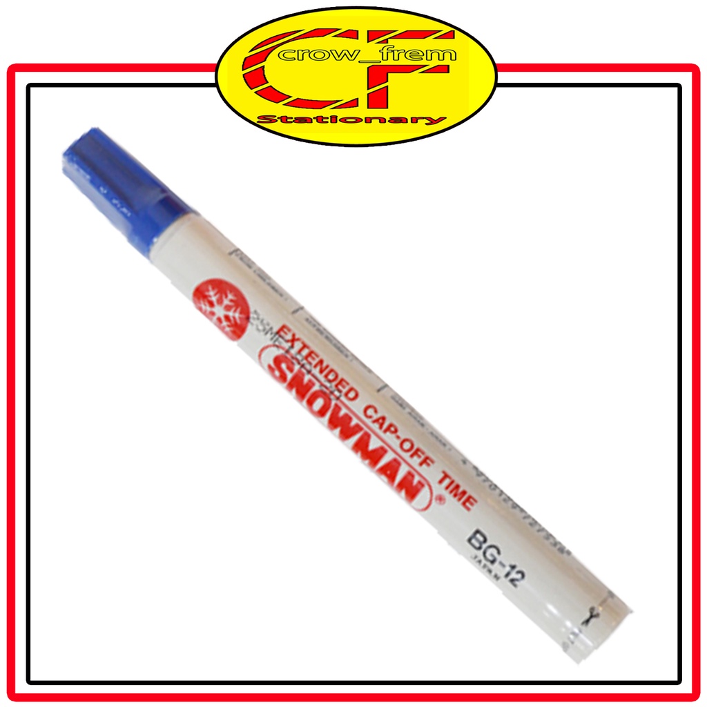 

Spidol SNOWMAN BOARMARKER / Bisa Di Hapus 1pcs Biru