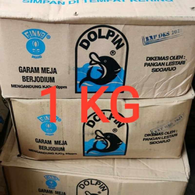 

garam dolpin 1kg dolphin per dus isi 12pcs