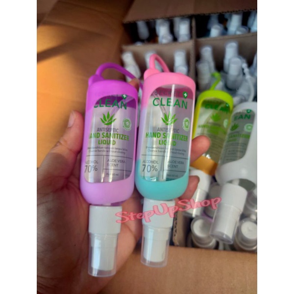 Secret Clean Hand sanitizer spray 60 ml + silicone gantung