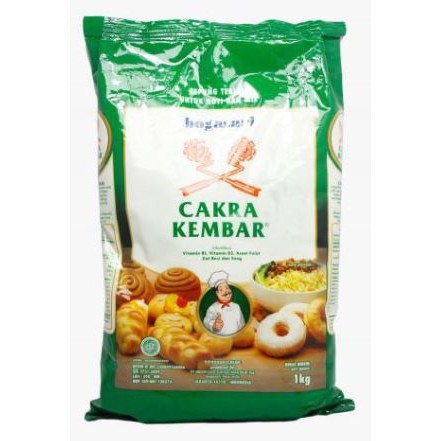 

TEPUNG TERIGU CAKRA KEMBAR 1KG