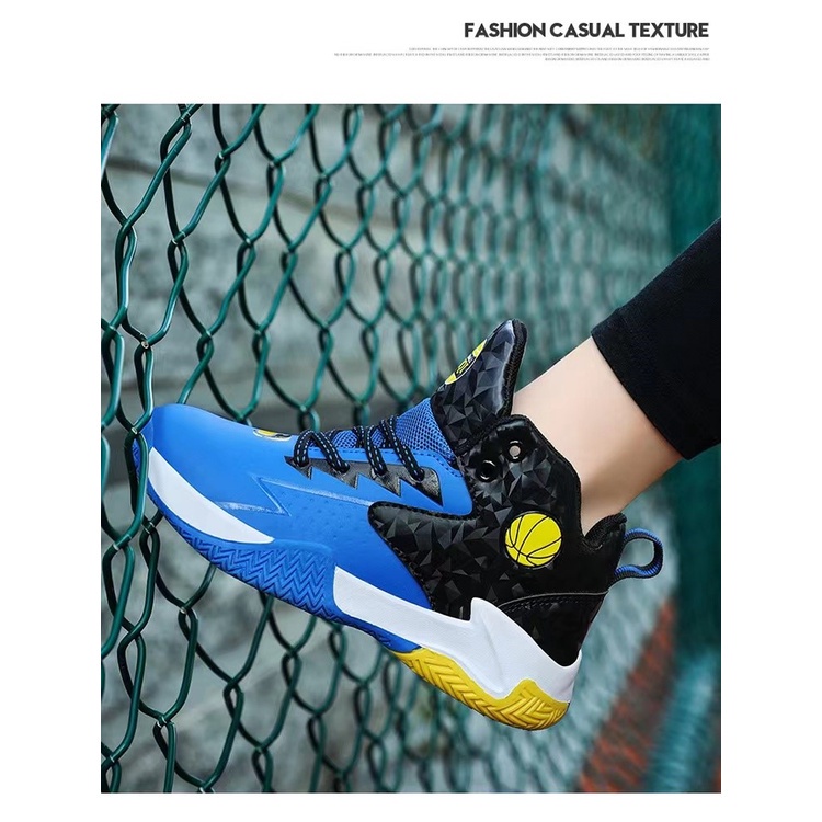 Minipetite SH2206 Sepatu sneaker sport olahraga basket anak ringan breathable nyaman dipakai HIGH QUALITY premium anak usia 5 tahun sd remaja size 31-40