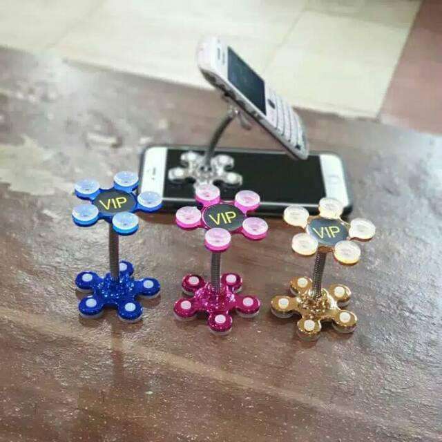 Flexible Flower Universal Holder Gekko/Gecko/Car Holder Bunga