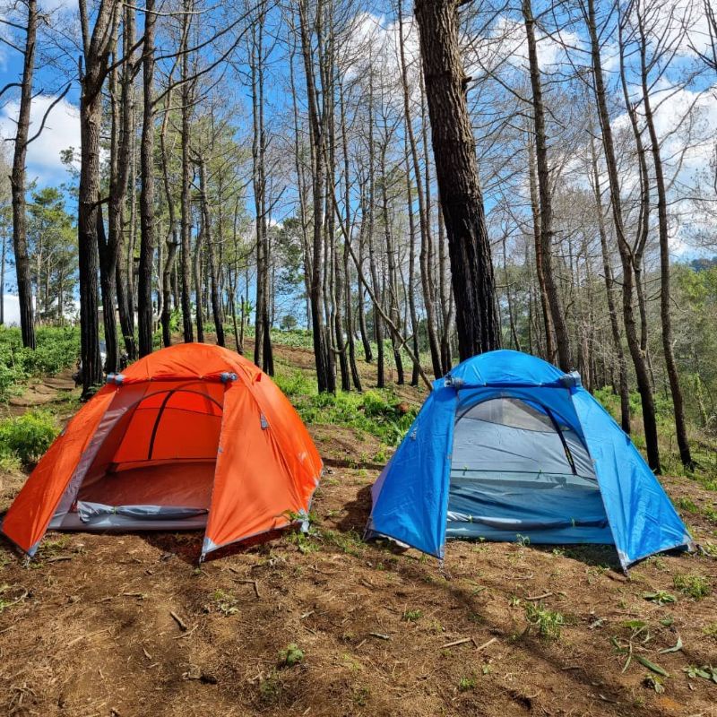 Tenda compas 4p frame alumunium / Tenda Camping compass 4 Orang frame alloy double layer tenda compas dome tenda / tenda ultralight 4p