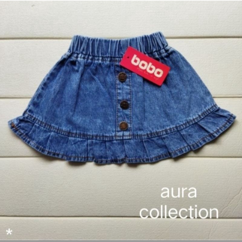 ROK JEANS ANAK USIA 1-7 TAHUN//ROK JEANS ANAK RAWIS KARAKTER BULU USIA 1-7 TAHUN/ROK JEANS ANAK TUTU GAMBAR KARAKTER BULU