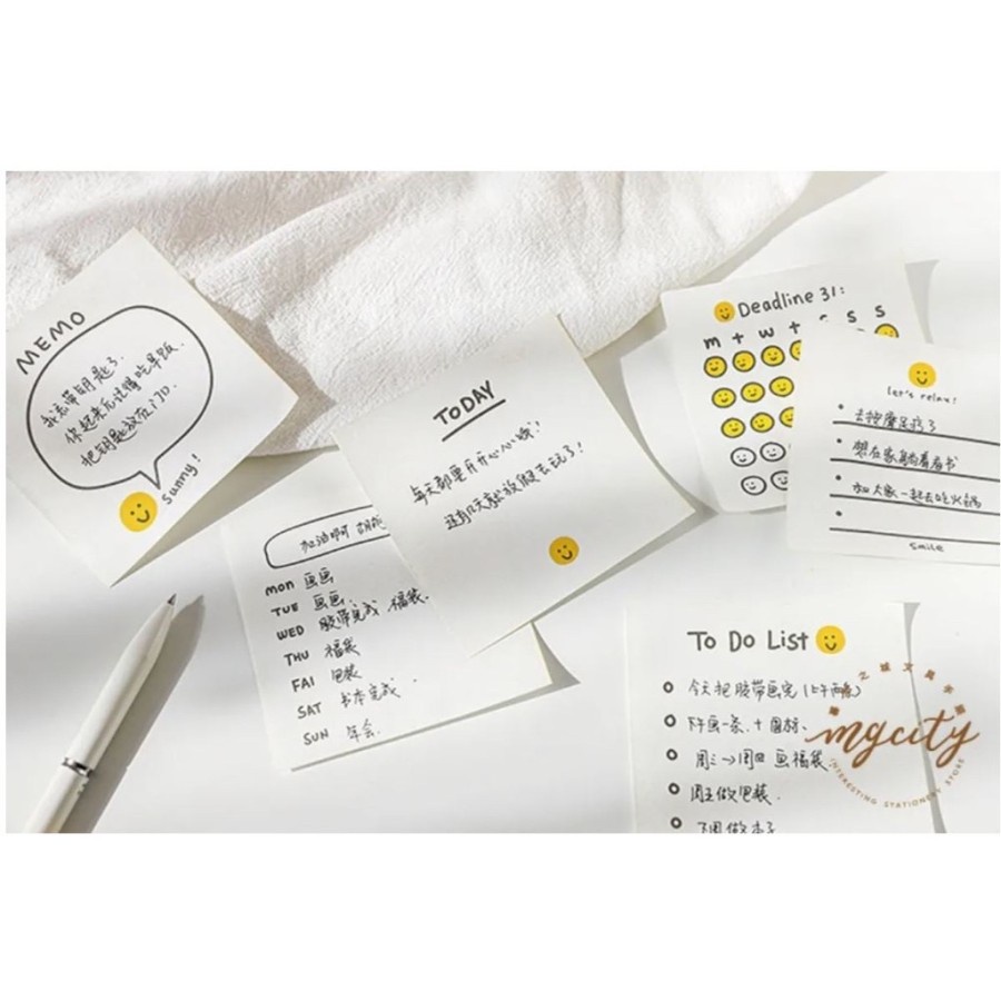 Memopad Notepad Yellow Memo Cute Isi 50 Lembar-3