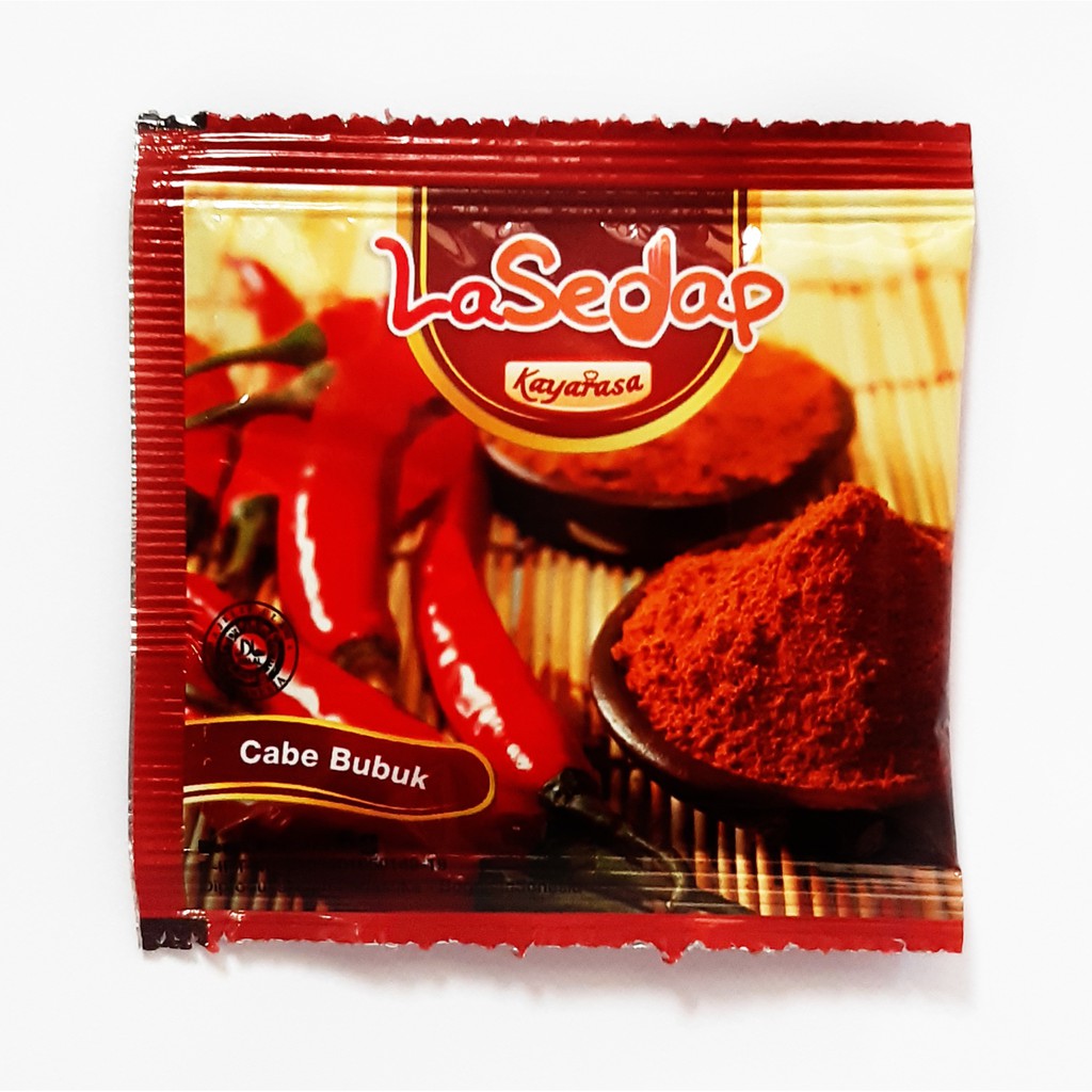 

Cabe / Cabai Bubuk Rempah Dapur LaSedap 5g 1 sachet Bisa COD bumbudapurbintang