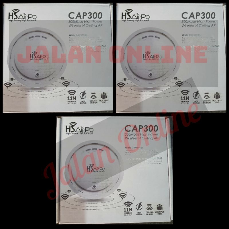 HSairpo HS AirPo CAP300 Wireless N Ceiling AP 2.4Ghz 300Mbps Support 35 Client