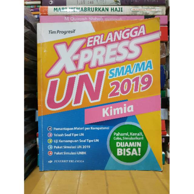 

Buku erlangga x-press UN SMA 2019 kimia