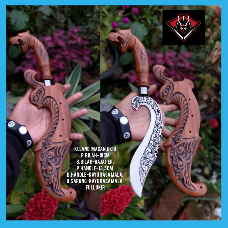 KUJANG MACAN UKIR SUPER TAJAM