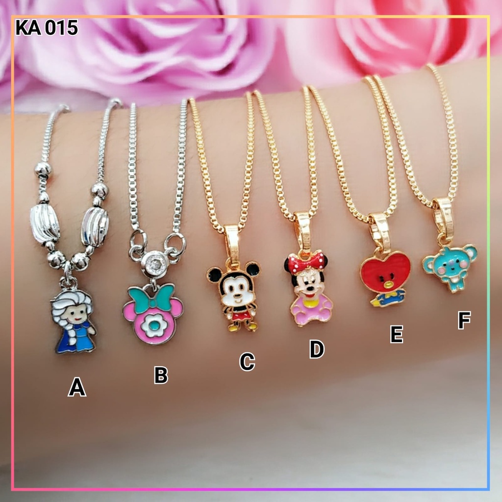 Kalung xuping kalung anak bts perhiasan lapis emas gold KA 015