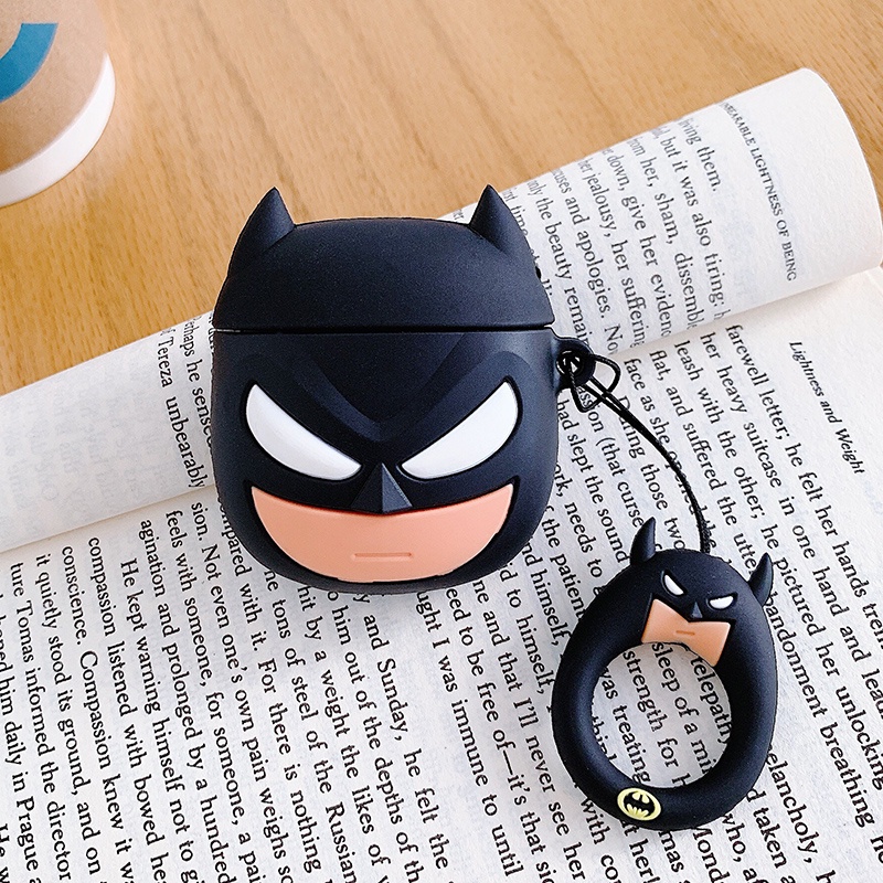【COD】 Cover Protector  Airpod Case  / Casing Airpods 2 / Case Airpods 2 /airpods Macaron / Airpods Gen 2 / Casing Airpods  /softcase Airpods /headset Bluetooth-Batman